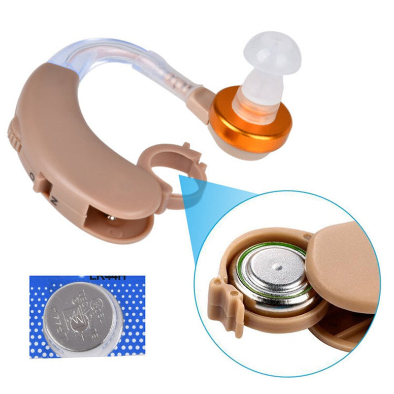 Mini Invisible Hearing Aid - Inner Ear Sound Amplifier with Volume Control for Elderly