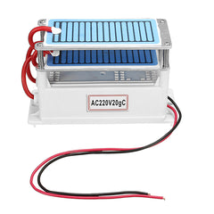 Ozongenerator, 220 V, 20 G/h, doppelte Keramikplatte zur Wasserdesinfektion und Luftreinigung