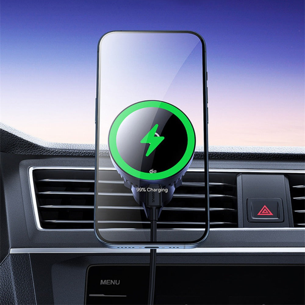 15W Fast Wireless Car Charger Mount for iPhone, Huawei, Xiaomi, Samsung