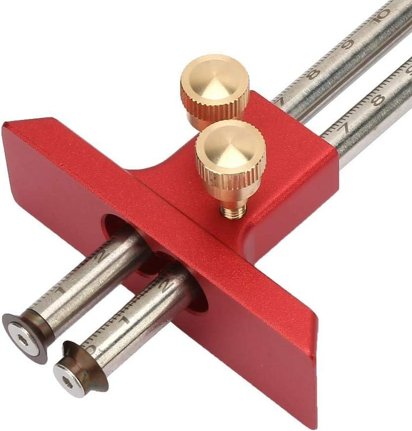 European Double Head Stainless Steel Marking Gauge for Woodworking
