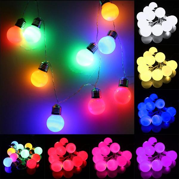 10 LED Battery-Powered Mini Festoon Fairy String Lights for Christmas, Weddings, and Gardens