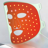 LED Spectrometer Infrared Light Therapy Mask - 3-Gear Photon Rejuvenation & Brightening Facial Instrument - USB Rechargeable for Home Use