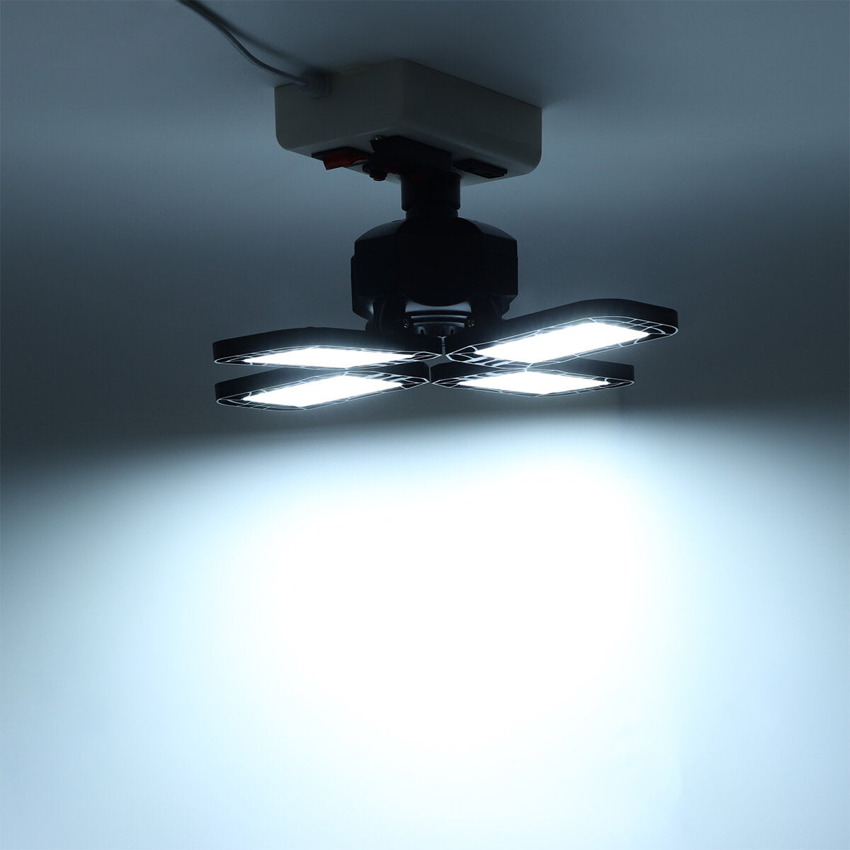 100W E27 84LED Deformable Garage Light for Basement/Warehouse Ceiling, 165-265V