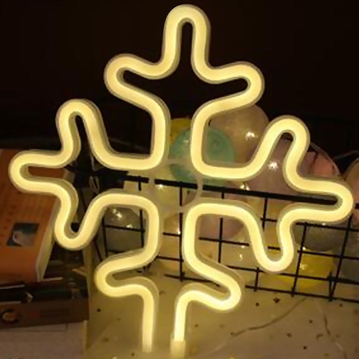 Battery & USB Neon Light Sign LED Lamp - Night Light Art Wall Decor for Warm Party & Christmas Decoration