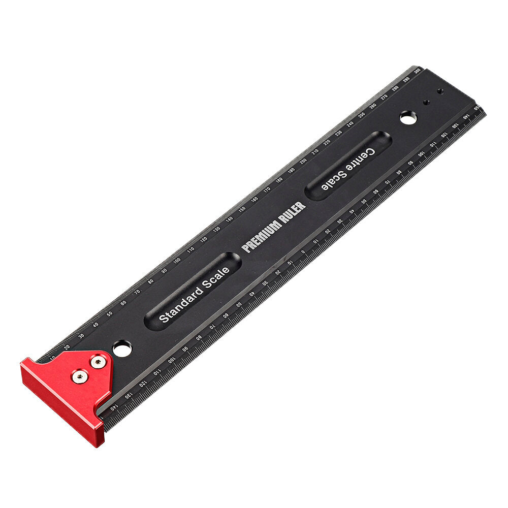 High Precision T Ruler for Woodworking - Durable Measuring Tool with Hook Stop