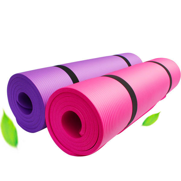 Rutschfeste Yogamatte aus Schaumstoff 183 x 61 cm – faltbare, tragbare Fitness-Trainingsunterlage für Fitnessstudio und Sport