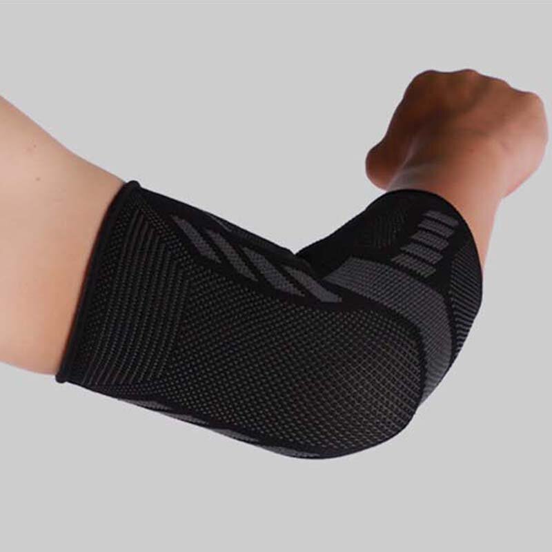 Kompressions-Ellenbogenbandage aus elastischem Nylon für Basketball und Volleyball – 1 Stück