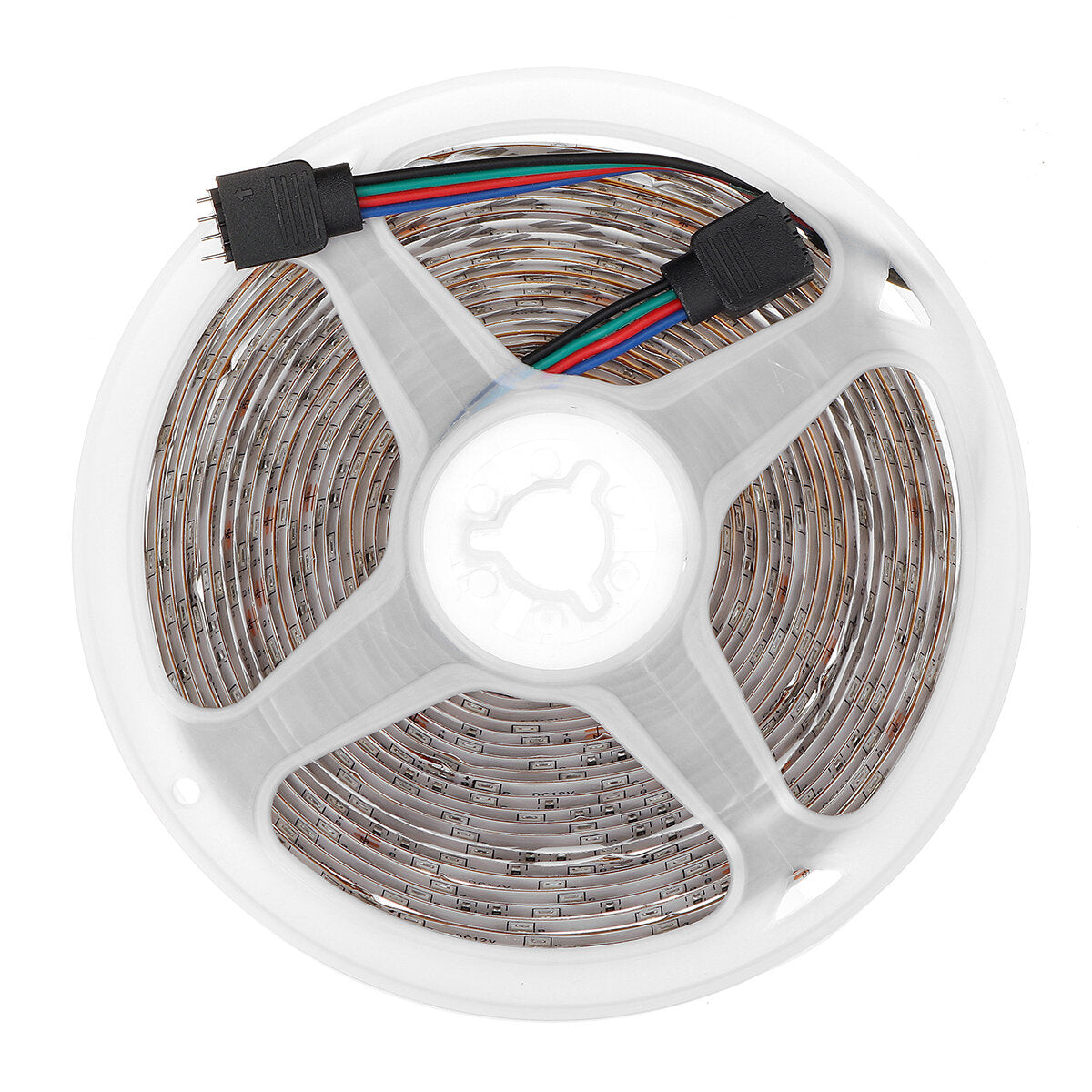 16FT RGB LED Light Strip 300 LEDs Waterproof/Non-Waterproof Music Sync with 20-Key Remote & Power Adapter