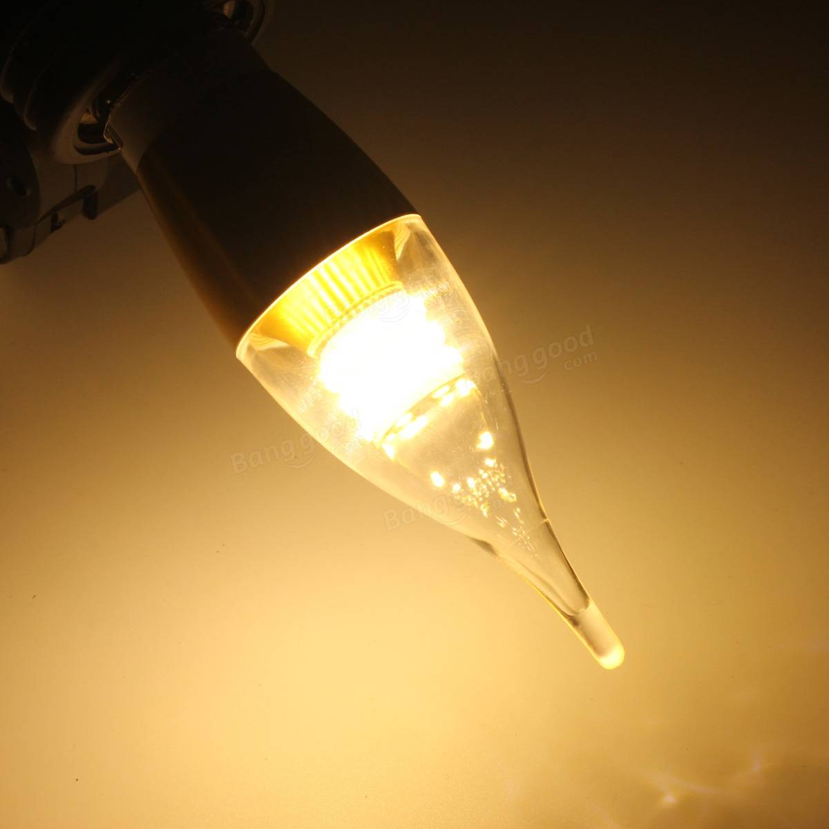 E27 E12 E14 7W SMD 3014 LED Candle Light Lamp, 470LM, Warm White/White, Non-Dimmable, AC 85-265V