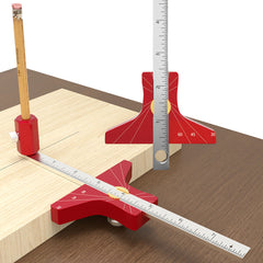 Adjustable Aluminum Woodworking Scriber: Multi-Angle Depth Gauge