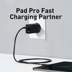 30W Dual-Port USB PD Charger, Fast Charging Adapter for iPhone, Huawei, Samsung, Xiaomi