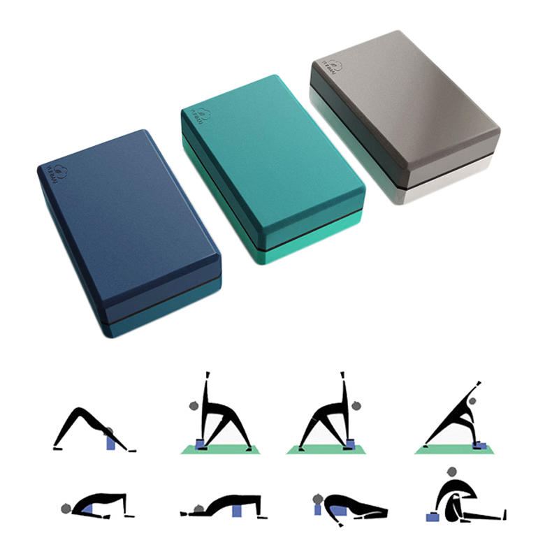 2PCS High Density EVA Yoga Blocks for Fitness, Body Shaping, and Health Training