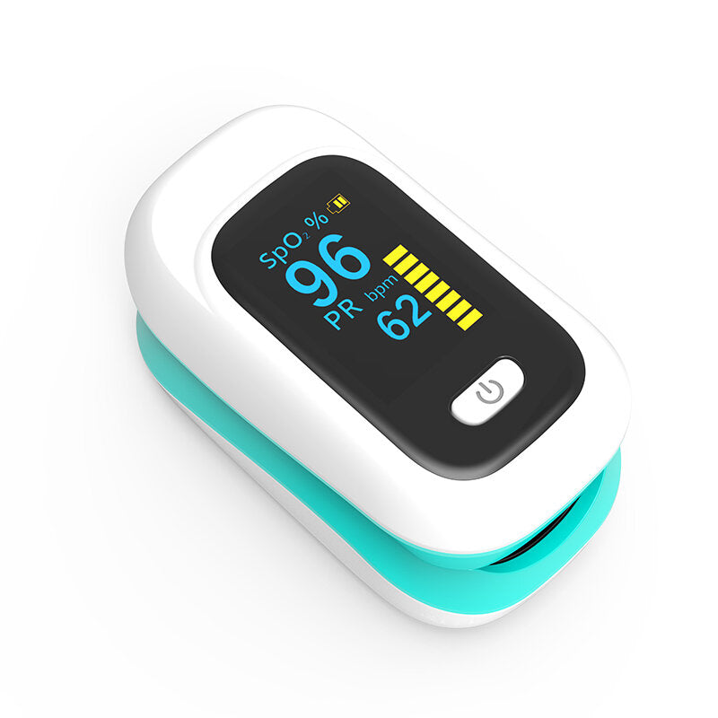 Mini OLED Finger-Clamp Pulse Oximeter - Home Health Blood Oxygen Saturation Monitor