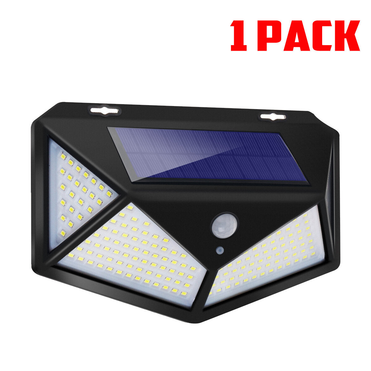 180 LED Solar Powered Outdoor Wall Lamps with PIR Motion Sensor - Waterproof Garden Security Lights