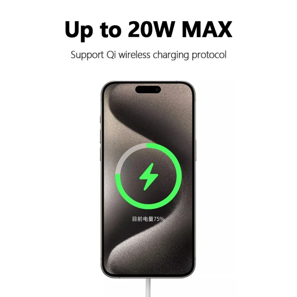 MagSafe 20W USB-C Fast Charger for iPhone 15 Pro Max, 14, 13, 12 Mini, 8, 7 Plus, Xs