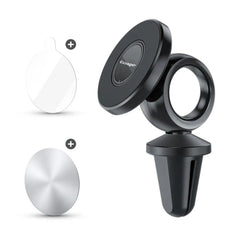 Universal Magnetic Car Phone Holder - Rotatable Air Vent Mount for 4.0-6.7" Phones