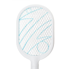 Rechargeable 2000mAh Electric Mosquito Swatter - Portable 3-Layer ABS Safety Grid Bug Zapper for Home Use