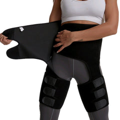 3-in-1 Adjustable Body Shaper: Thigh Slimmer, Leg Shaper, and Trimmer Belt for Slimming and Muscle Toning