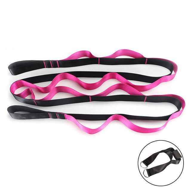 Nylon Fitness Yoga Band - Tension Stretching Belt for Home Pilates & Resistance Training