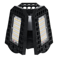 40W E27 Deformable LED Garage Light Bulb, Waterproof Foldable Ceiling Fixture, 108 LEDs, 85-265V Workshop Night Lamp