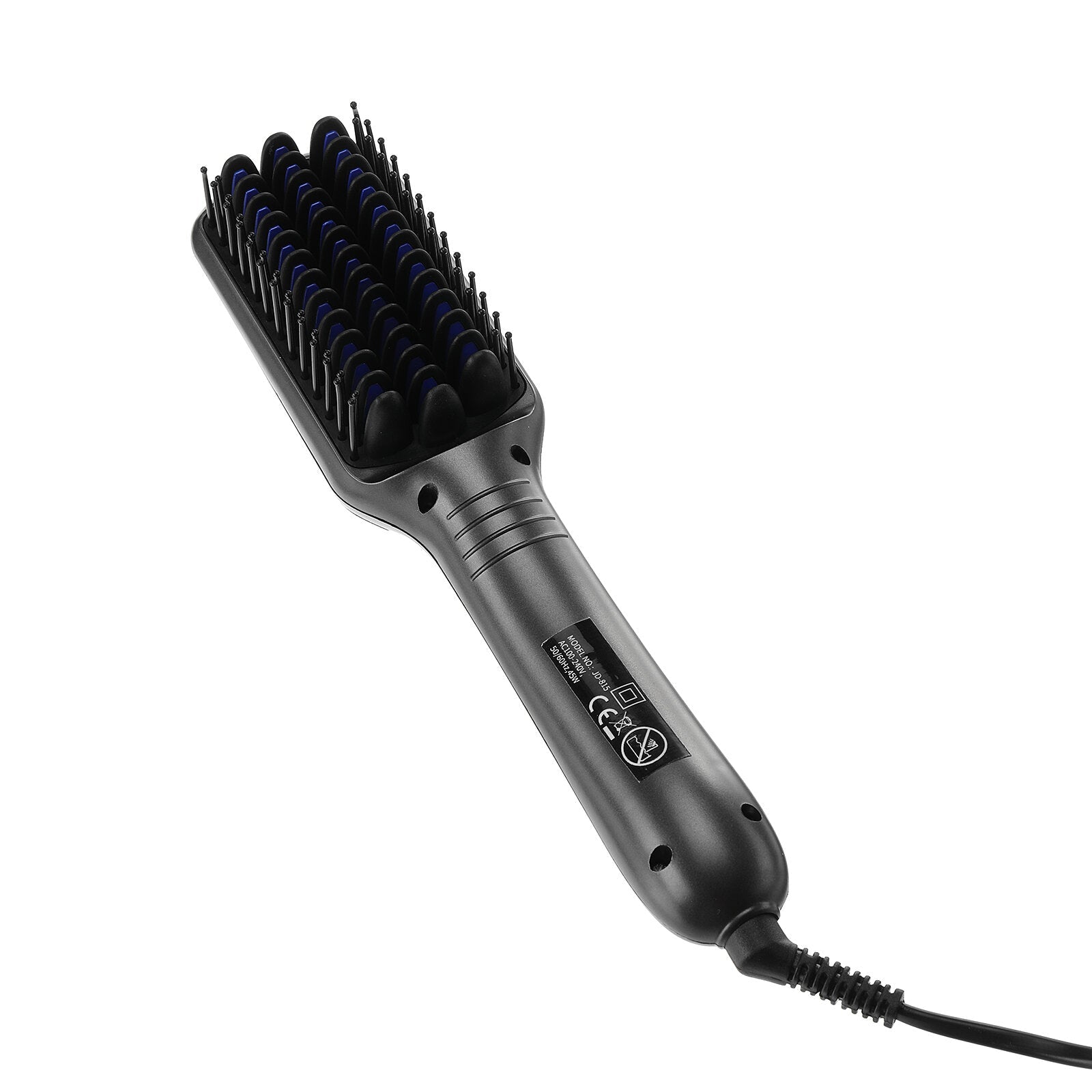 Electric Hair Straightener Brush - 26 Temp Settings, LCD Display, Fast Heating, Anti-Scald Ceramic Comb