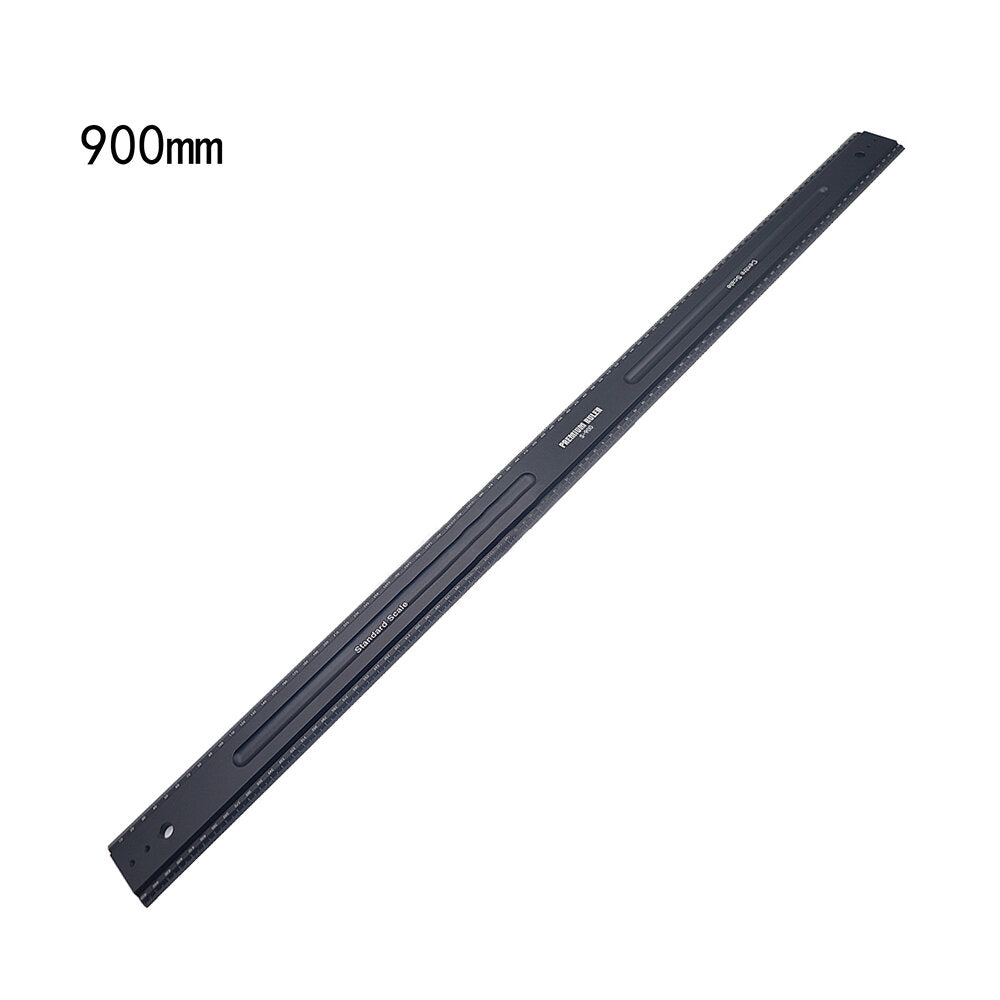 Aluminum Alloy Marking Ruler for Woodworking - Multi-Function Square Scriber