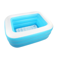 Inflatable Baby Bathtub with Pump - Portable, Collapsible, Thick Air Swimming Pool and Shower Basin