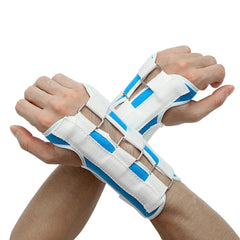 Carpal Tunnel Wrist Brace Support for Sprain, Arthritis, and Strain with Splint and Adjustable Strap