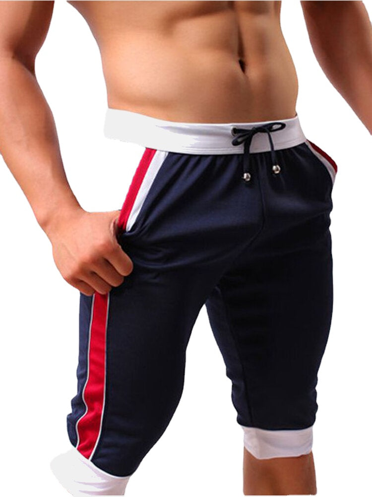 Men's PRO Fitness Jogger Running Sweatpants - Casual Drawstring Sports Shorts