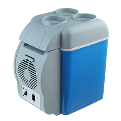 12V 7.5L Portable Vehicle Refrigerator - Dual-use Heating & Cooling Freezer for Outdoor Camping & Travel