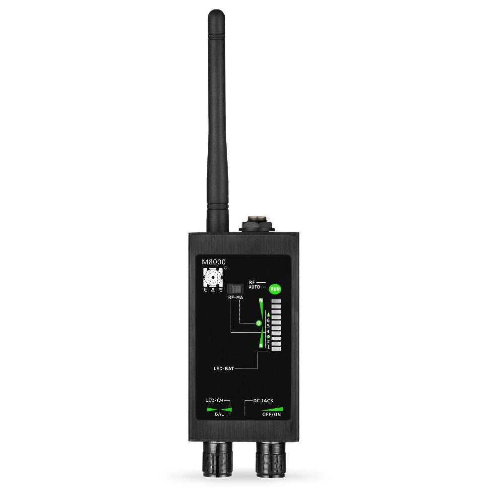 1MHz-12GHz Radio Signal Sensor: FBI GSM RF Auto Signal Camera GPS Tracker Finder with Magnetic LED Antenna