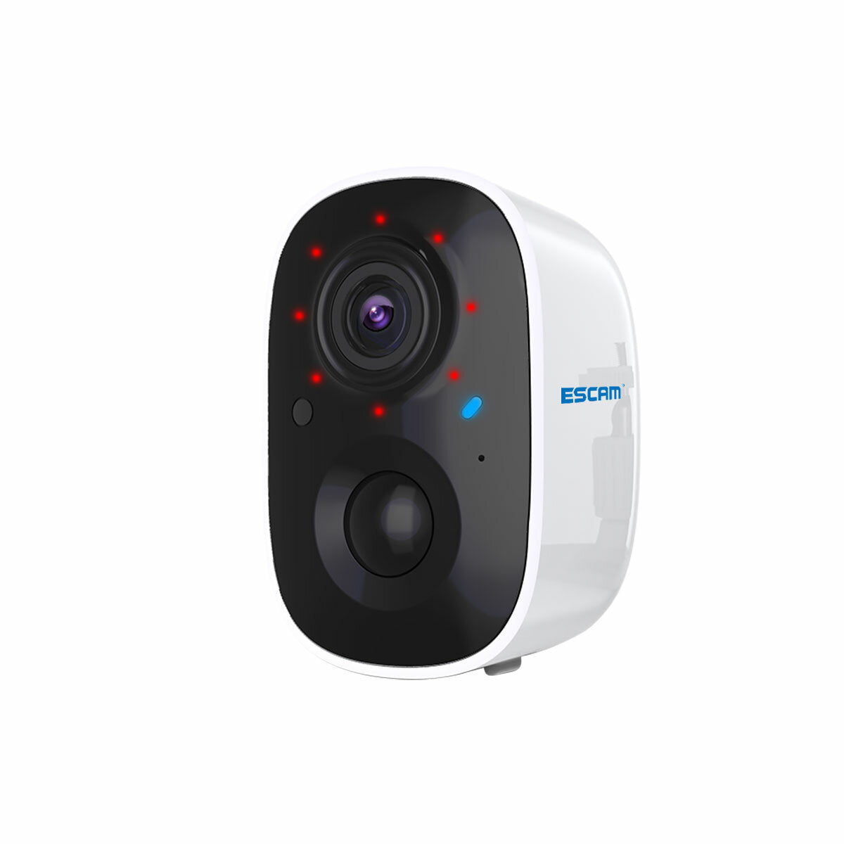 1080P Full HD WiFi Camera with AI Recognition, PIR Alarm, Cloud Storage, and 5200mAh Rechargeable Battery