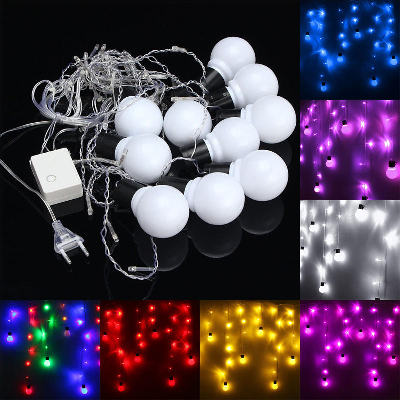 1.5M 10 Ball LED Fairy String Lights - Multicolor, Wedding/Party/Christmas Decor