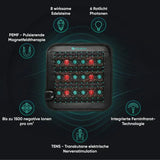 PEMF Photon Infrared Seat Cushion 45x45cm | Natural Jade Stone | Magnetic Pulse + Red Light Therapy | Negative Ion Heating Pad