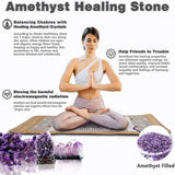Electric Heated Jade Germanium Stone Mat - Far Infrared Photon Therapy for Pain Relief & Wellness