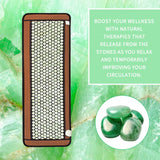 Luxury Jade & Tourmaline Heat Mat | Deep Infrared for Joint Pain, Sleep & Detox