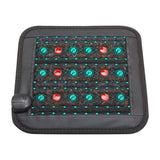PEMF Photon Infrared Seat Cushion 45x45cm | Natural Jade Stone | Magnetic Pulse + Red Light Therapy | Negative Ion Heating Pad