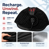 7HW MantleHug Cordless Red Light Cape for Stiff Neck & Shoulders