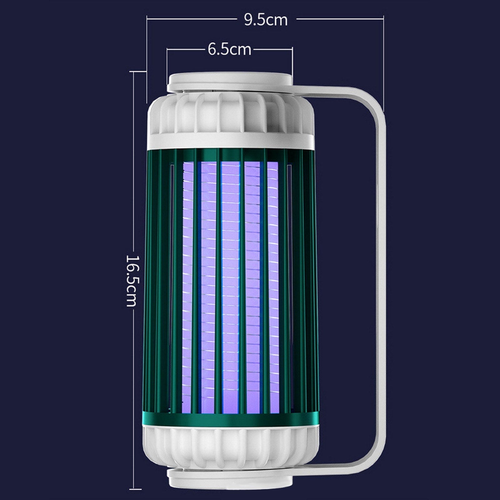 USB-betriebene Mückenvernichterlampe - Elektrischer Insektenvernichter zur Wand- und Tischmontage