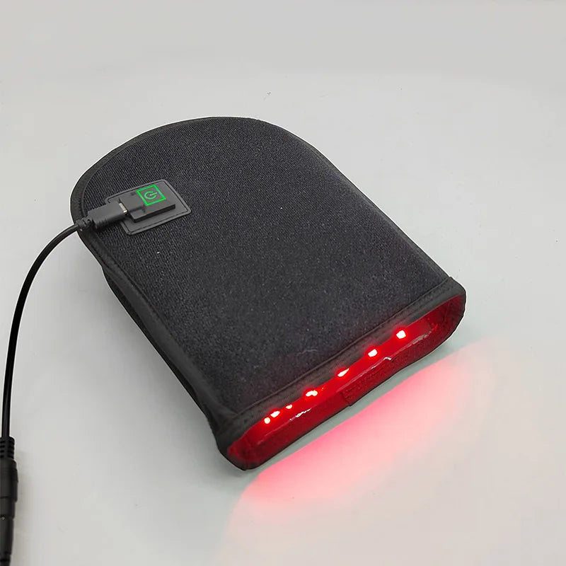 2PCS Red Light Therapy Gloves, 660nm 850nm Infrared Hand Massager with Pulse Mode for Arthritis & Palm Pain Relief