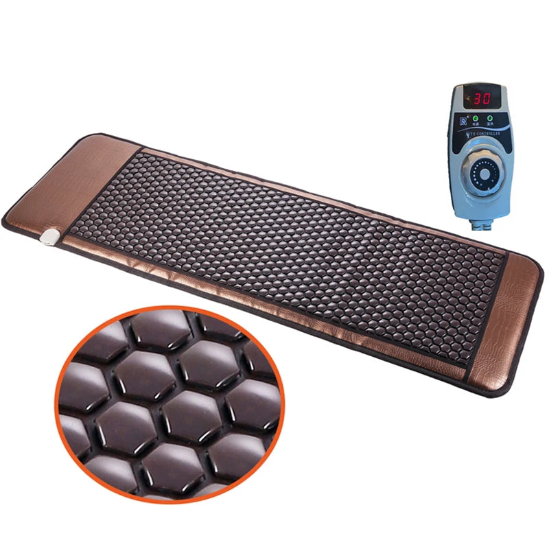 7healthwell™ Premium Tourmaline & Germanium Heating Mat - Far Infrared Wellness Mattress for Deep Relaxation (190x60cm)