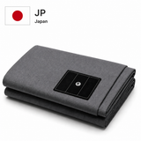 7healthwell EarthSc™ Grounding Fitted Sheet - Japan Standard Sizes - Organic Cotton & Silver Fibre (Grey/White)