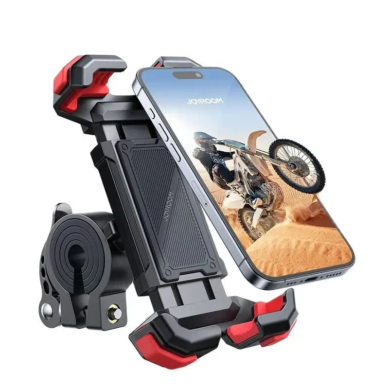 Adjustable Bike & Motorcycle Phone Mount - Secure Holder for Cell Phones