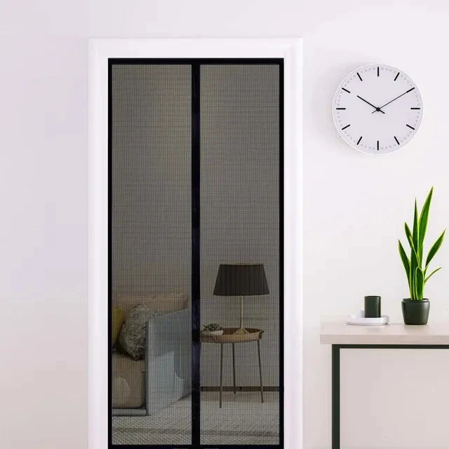 Magnetic Screen Door Curtain - Anti-Mosquito, Automatic Closing, Insect & Fly Protection for Home