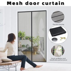 Magnetic Screen Door Curtain - Anti-Mosquito, Automatic Closing, Insect & Fly Protection for Home