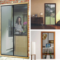 Magnetic Screen Door Curtain - Anti-Mosquito, Automatic Closing, Insect & Fly Protection for Home