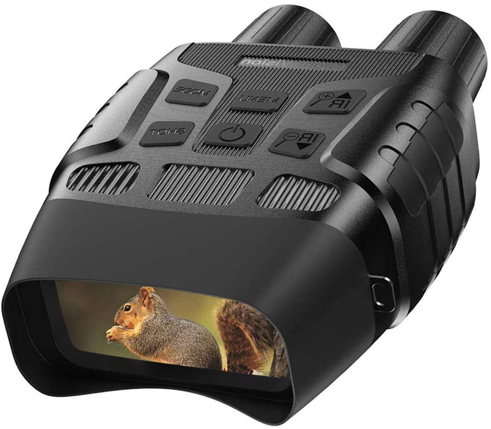 Digital Night Vision Goggles Binoculars for Adults - Infrared, 32GB Memory, HD Display, Rechargeable Battery