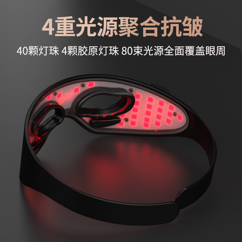 Wireless LED Red Light Eye Mask with EMS Microcurrent – Rechargeable Eye Care Device