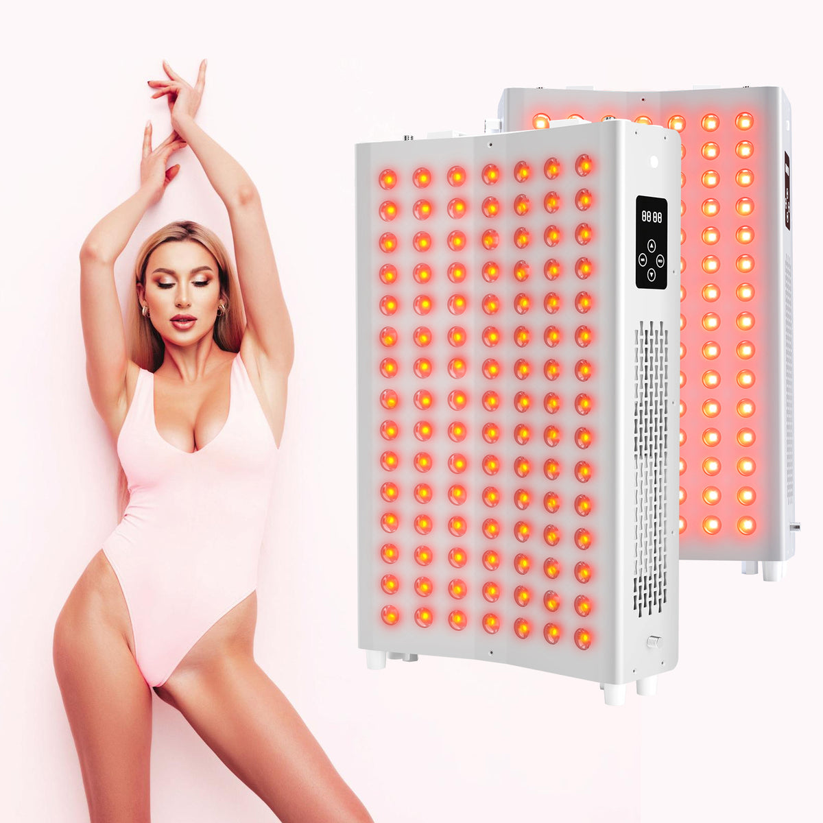 7HW EmberStack Modular Red Light Panel for Full-Body Recovery & Skin