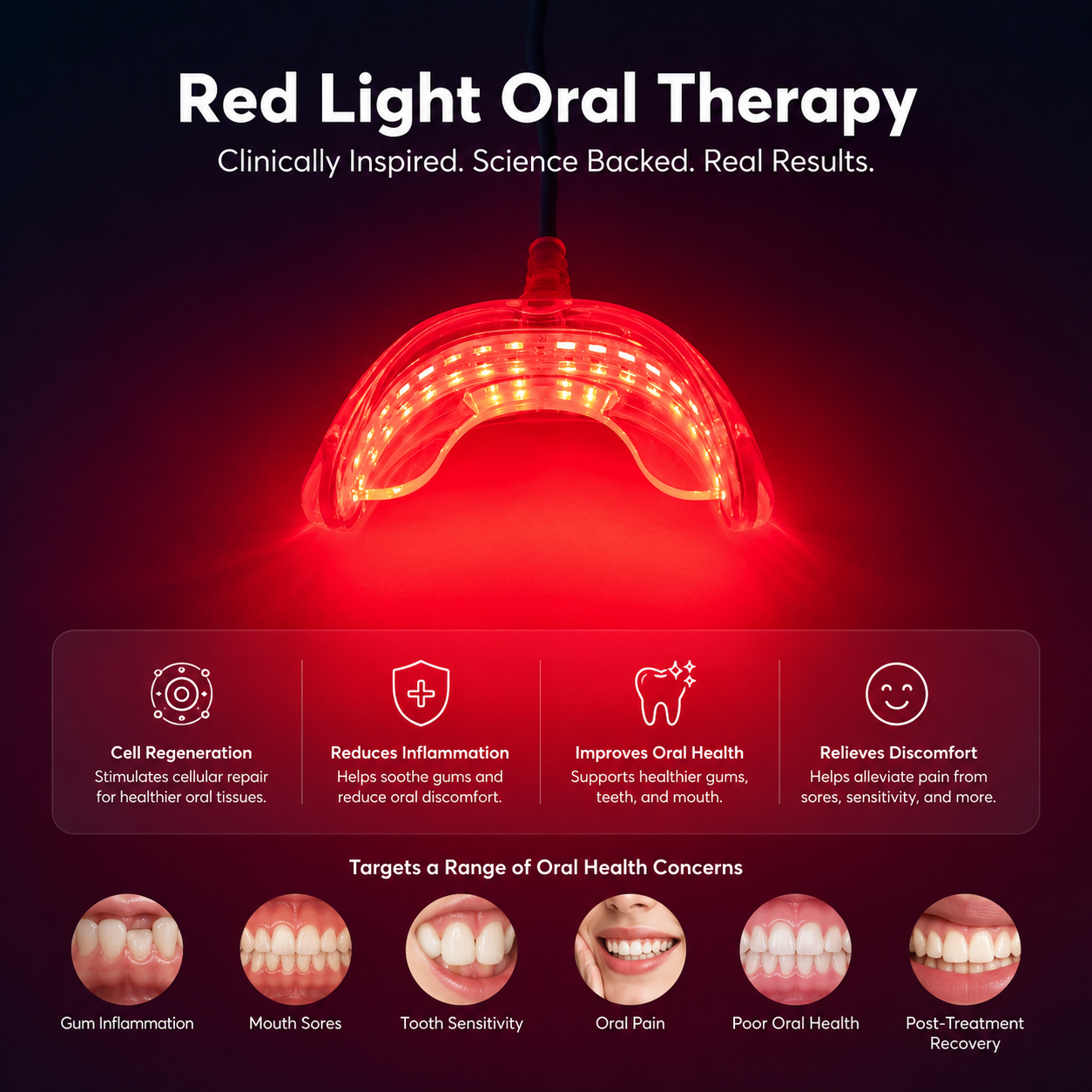 7HW OralFlex | Red Light Oral Support